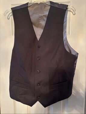 Braveman Classic Men's Dark Gray Tuxedo Vest